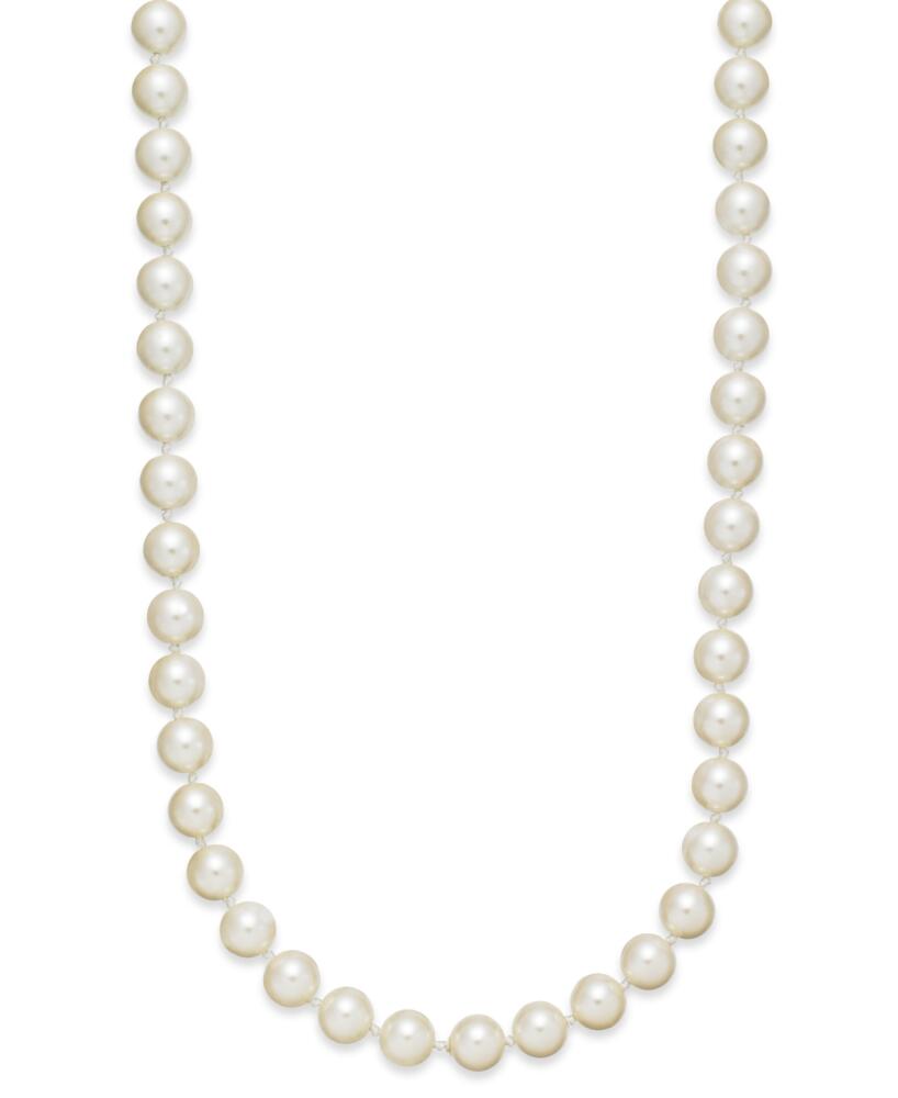 Charter Club Imitation Pearl 20 Inch Strand Necklace (8mm) - White Cover