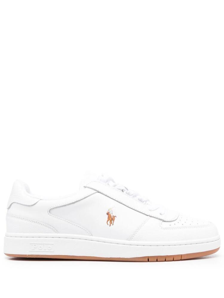 Polo Ralph Lauren Polo Court low-top leather sneakers - White Cover