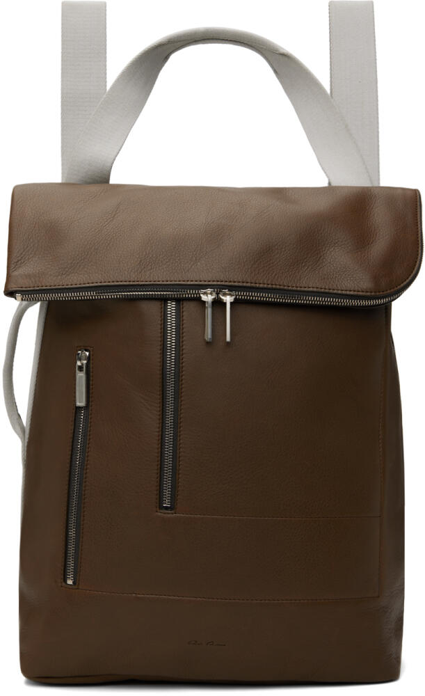 Rick Owens Brown Porterville Cargo Backpack Cover