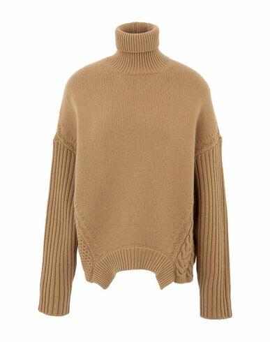 Golden Goose Woman Turtleneck Camel Merino Wool Cover