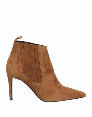 Marc Ellis Woman Ankle boots Camel Soft Leather Cover