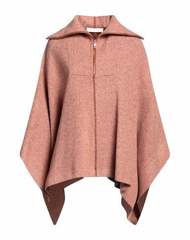 See By Chloé Woman Cape Rust Cotton, Polyester Cover