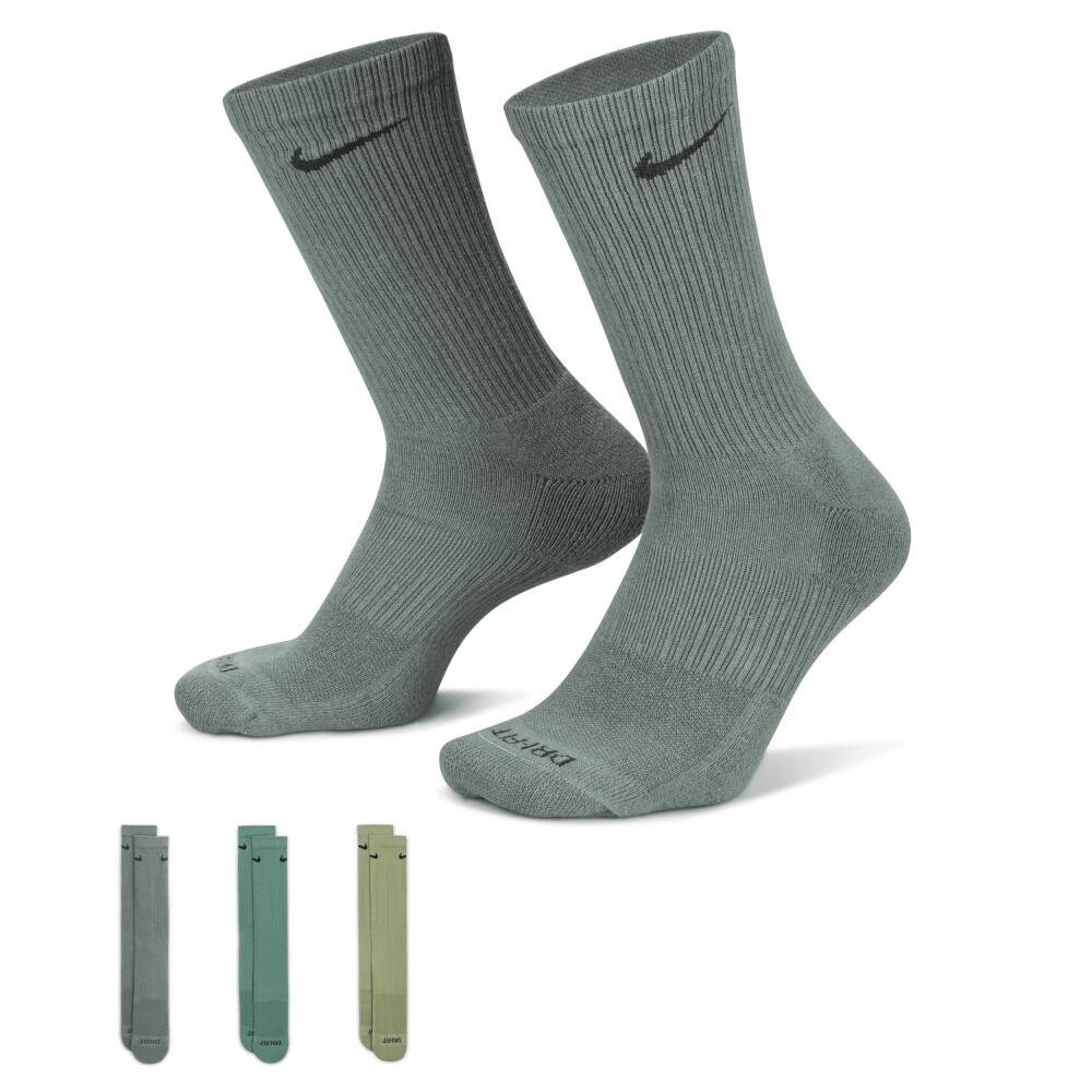 Nike Unisex Everyday Plus Cushioned Training Crew Socks (3 Pairs) in Multicolor Cover