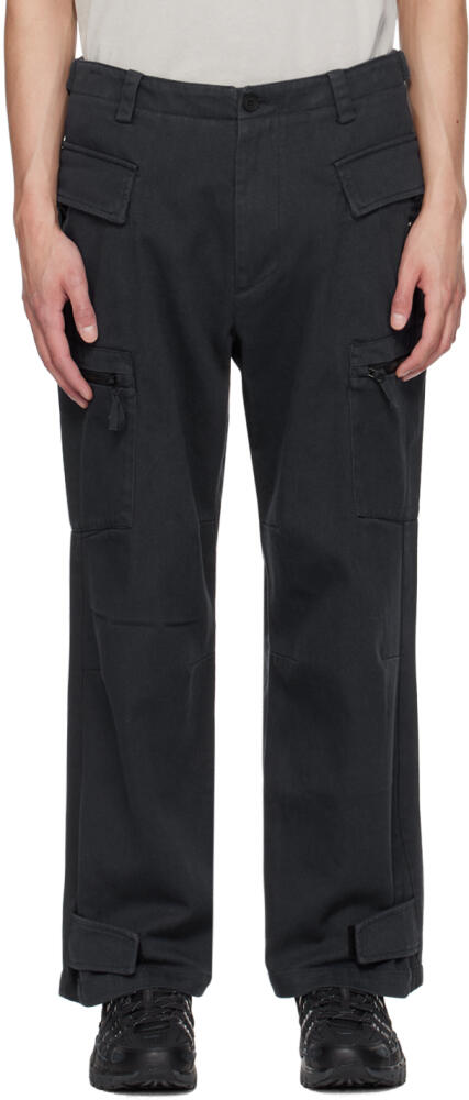 A-COLD-WALL* Navy Zip Cargo Pants Cover