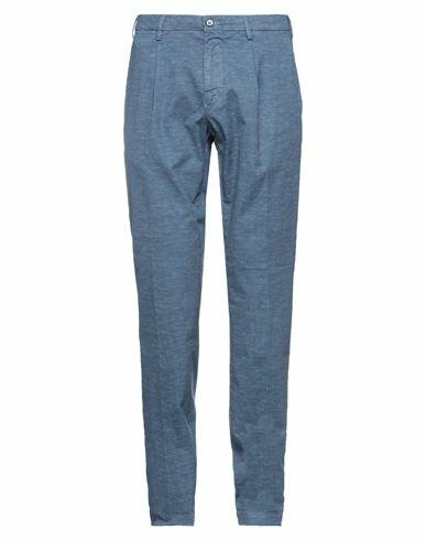 Mason's Man Pants Slate blue Cotton, Elastane Cover