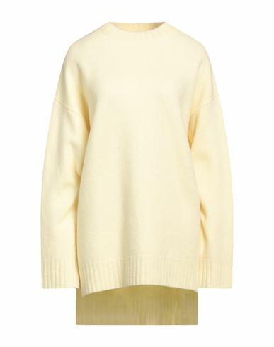 Jil Sander Woman Sweater Light yellow Wool Cover