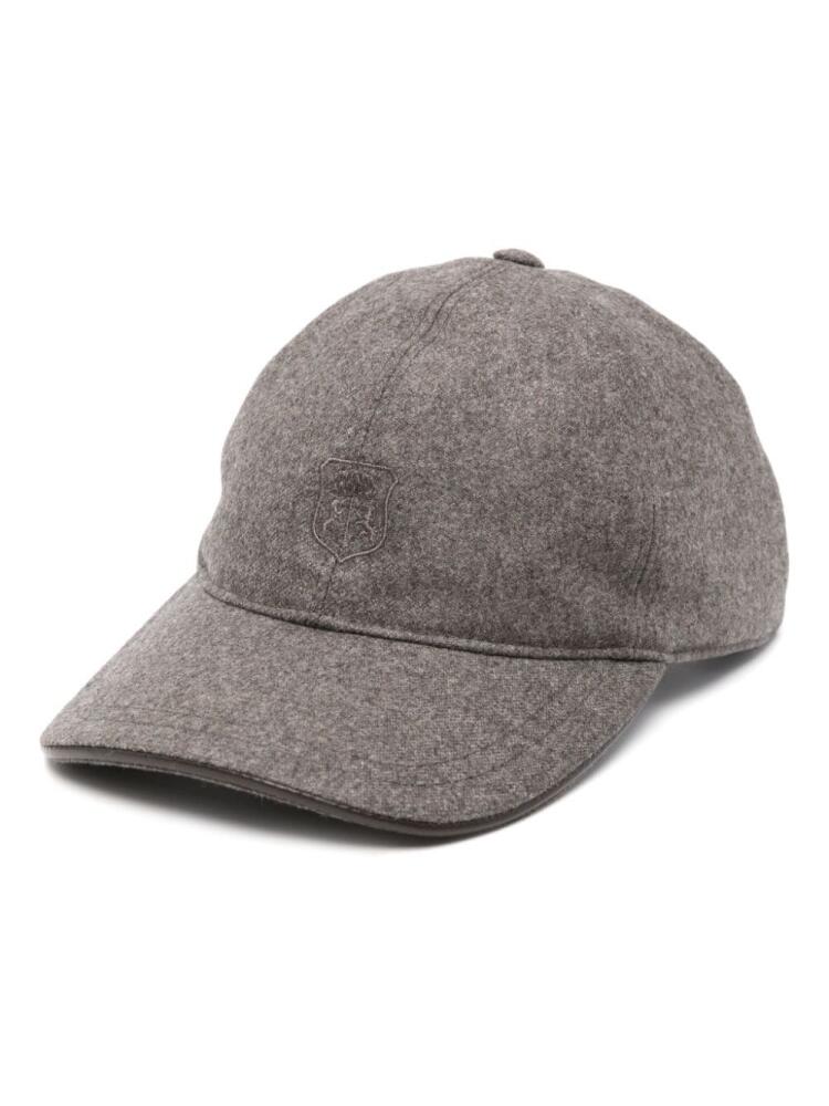 Corneliani logo-embroidered cap - Brown Cover