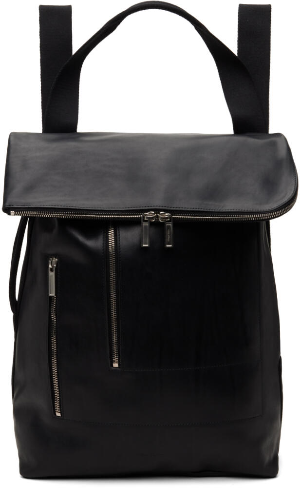 Rick Owens Black Cargo Backpack Cover