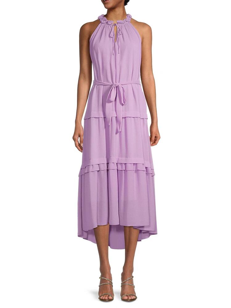 Kobi Halperin Women's Vale Highlow Midi Dress - Mauve Cover