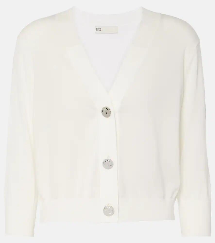 Tory Burch Cropped cotton cardigan Cover