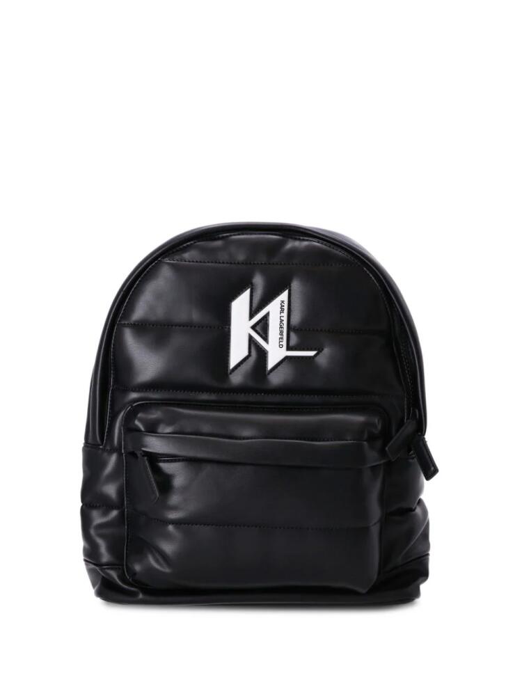 Karl Lagerfeld K/Monogram puffer backpack - Black Cover