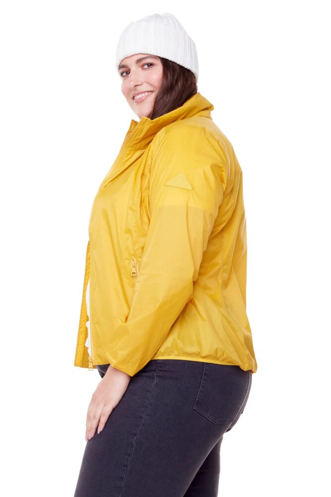 Alpine North PELLY PLUS SIZE - Recycled Ultralight Windshell Jacket in Yellow Cover