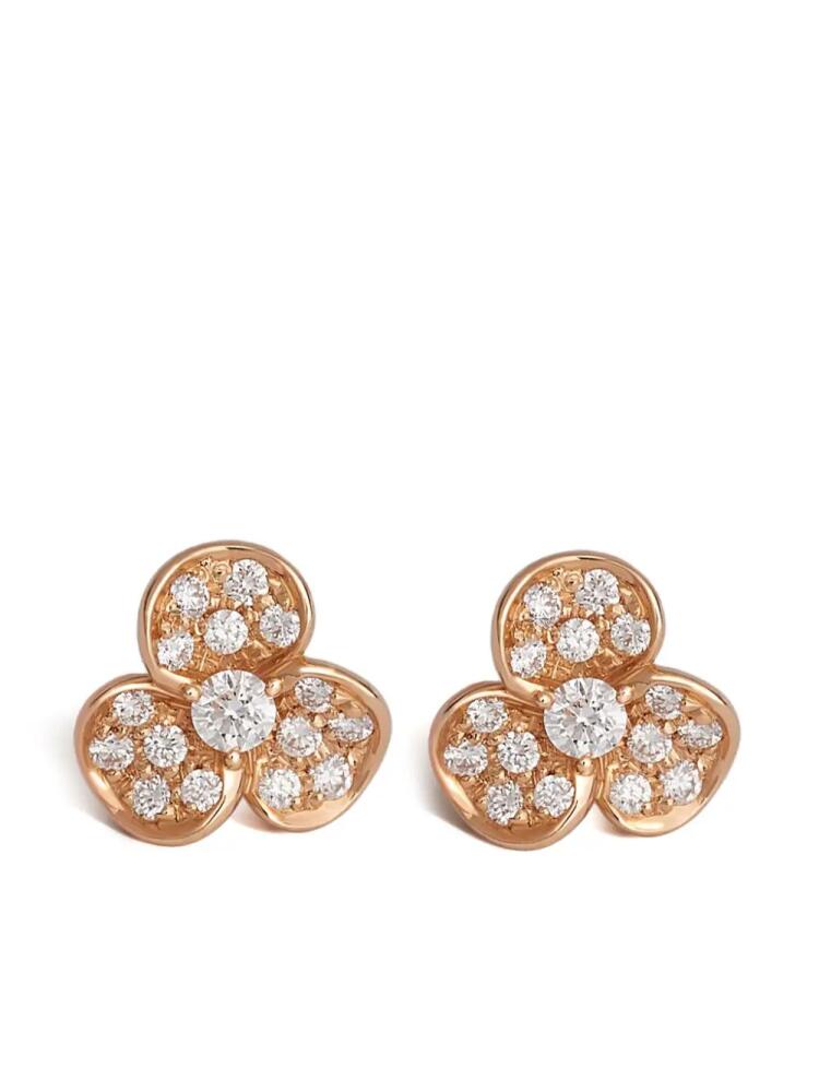 LEO PIZZO Candy Flora stud earrings - Pink Cover