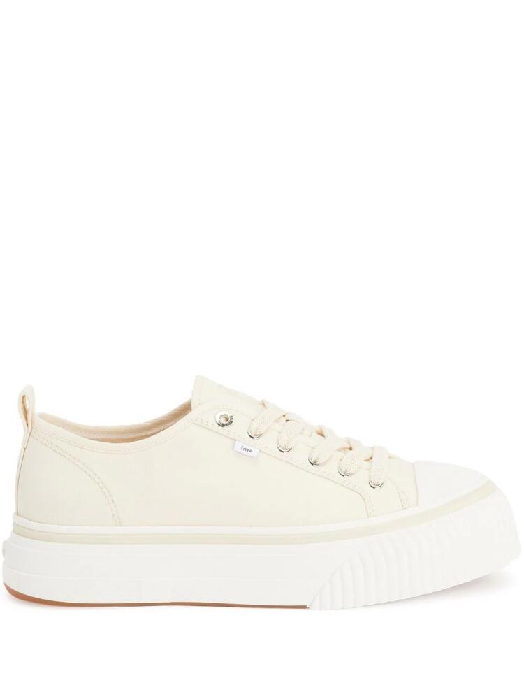 AMI Paris canvas low-top sneakers - Neutrals Cover