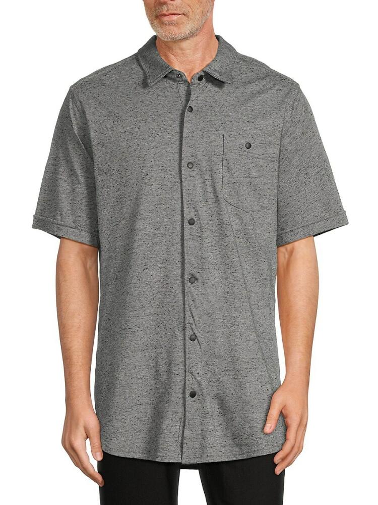 BUFFALO David Bitton Men's Elvision Heathered Shirt - Grey Cover