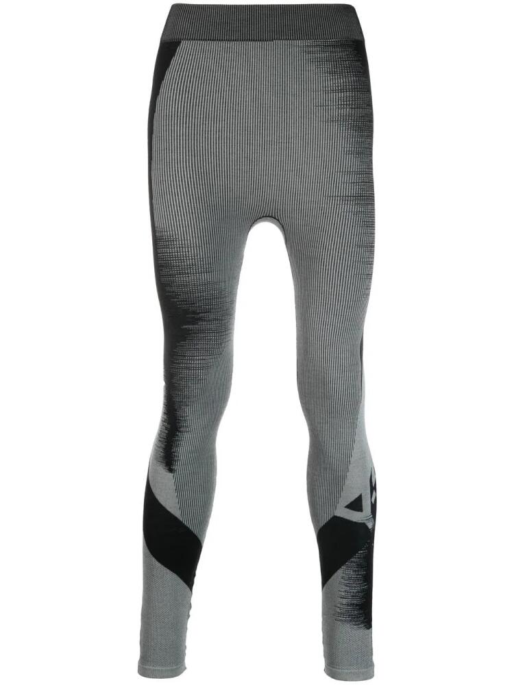 Y-3 striped performance tights - Black Cover