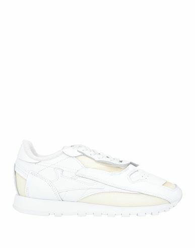 Maison Margiela X Reebok Woman Sneakers White Soft Leather, Textile fibers Cover