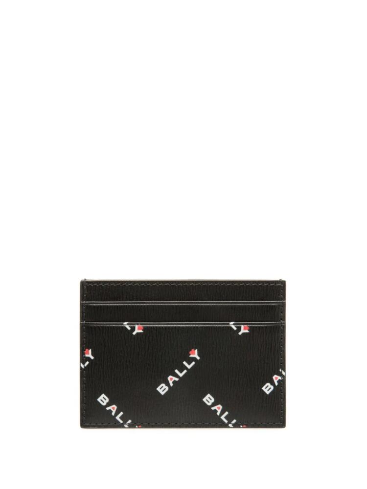 Bally logo-print card holder - Black Cover