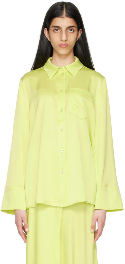 Stine Goya Green Summer Shirt Cover