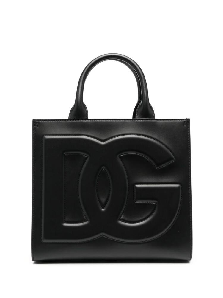 Dolce & Gabbana small DG Daily tote bag - Black Cover