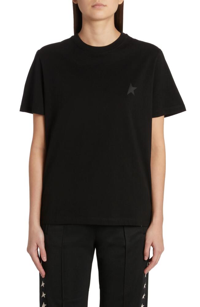 Golden Goose Small Star Cotton T-Shirt in Black Cover