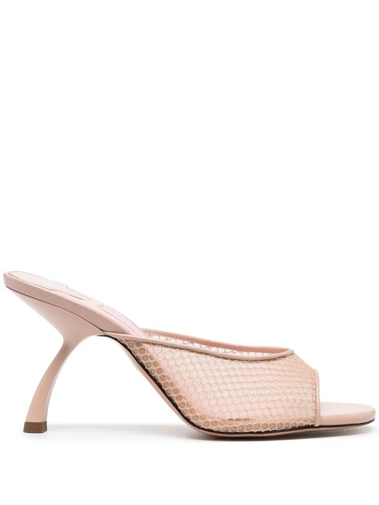 Pīferi Tiana mesh mules - Pink Cover