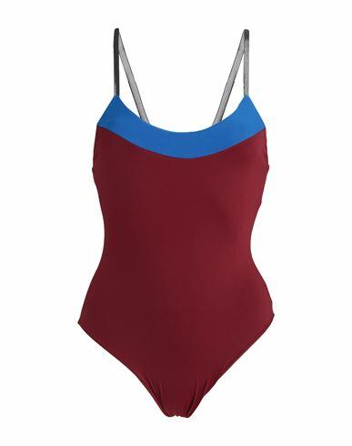 S And S Woman One-piece swimsuit Burgundy Polyamide, Elastane Cover