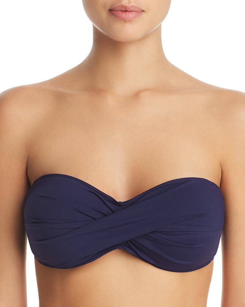 Tommy Bahama Pearl Twist Bandeau Bikini Top Cover