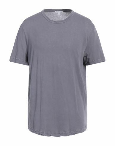 James Perse Man T-shirt Lead Cotton Cover