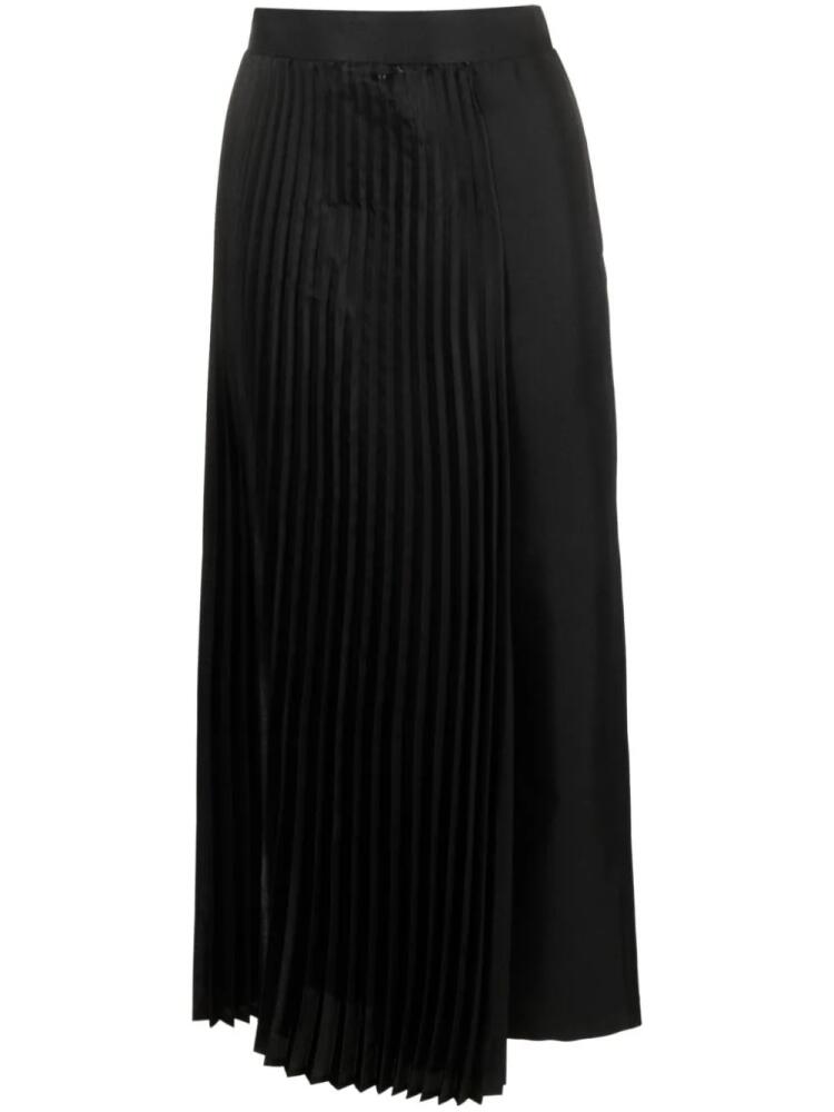 Junya Watanabe pleated-panel cropped trousers - Black Cover