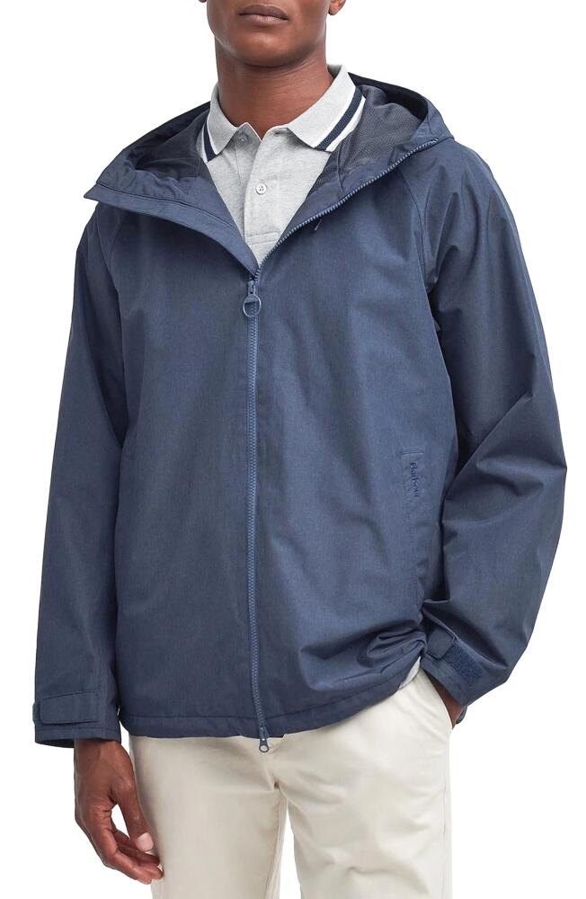 Barbour Lorton Waterproof Hooded Jacket in Navy Cover