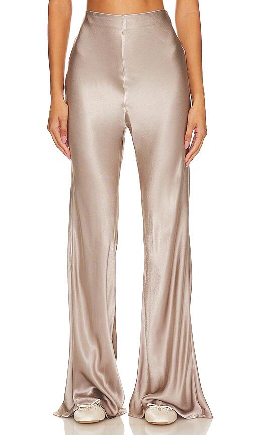 Rue Sophie Satin Bell Pant in Grey Cover