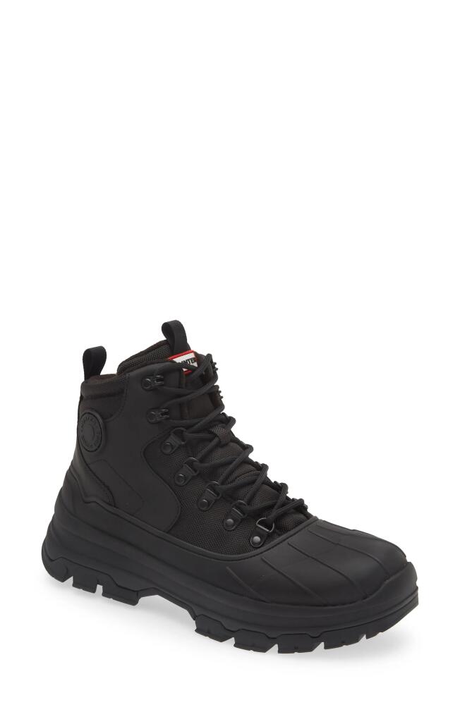 Hunter Explorer Duck Boot in Black Cover