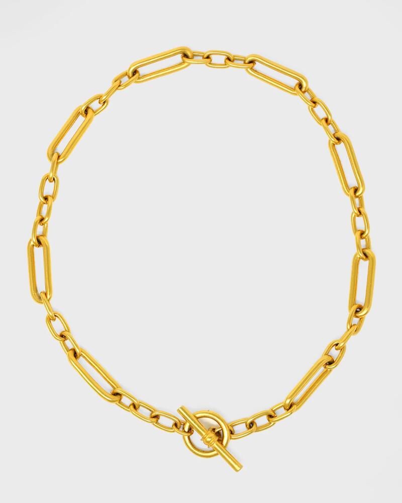 Ben-Amun Gold Oval Link Chain Necklace Cover