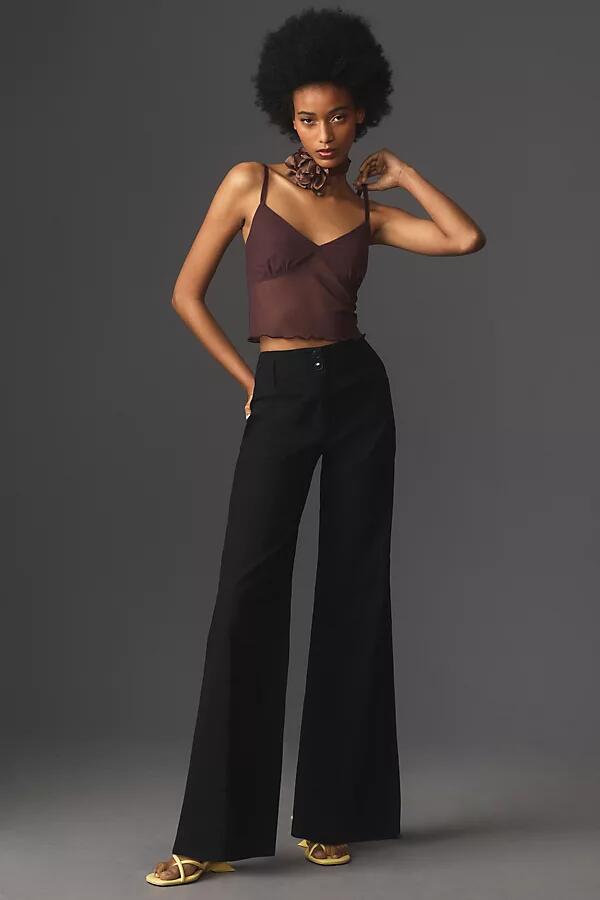 The Junie High-Rise Wide-Leg Flare Pants by Maeve Cover