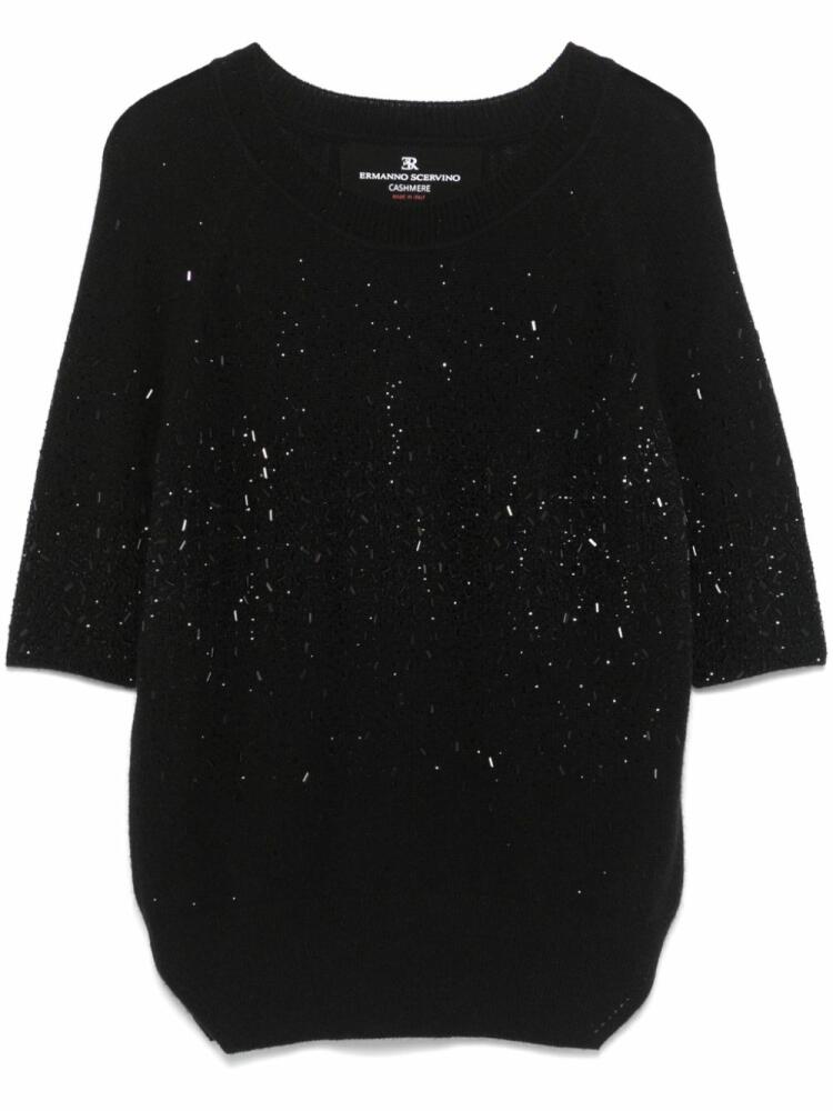 Ermanno Scervino crystal-embellished sweater - Black Cover