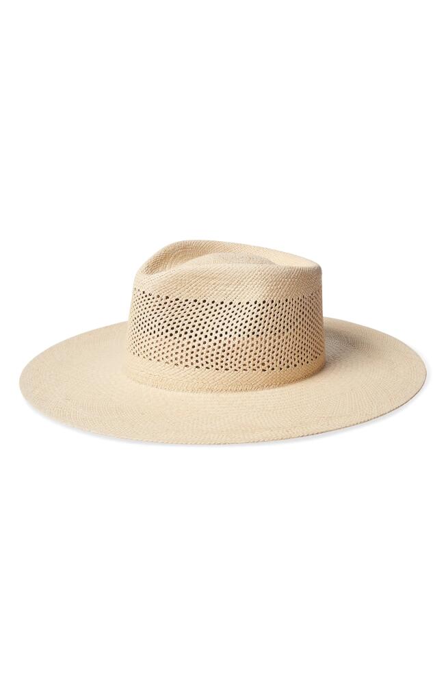 Brixton Jo Straw Rancher Hat in Catalina Sand Cover