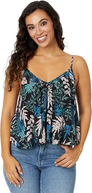 Salty Crew Desert Island Cami (Black Tropic) Women's Clothing Cover