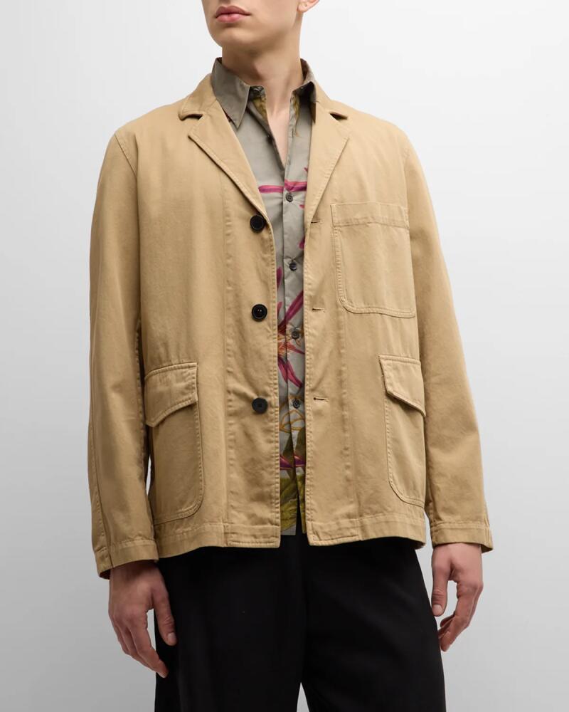 Dries Van Noten Men's Bramptons Twill Jacket Cover