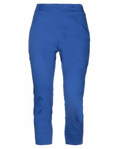 Emisphere Woman Pants Bright blue Cotton, Elastane Cover