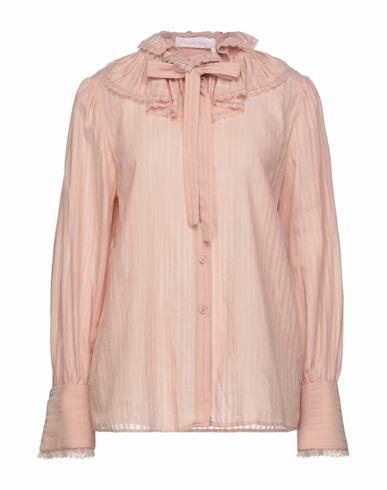 See By Chloé Woman Shirt Salmon pink Cotton Cover