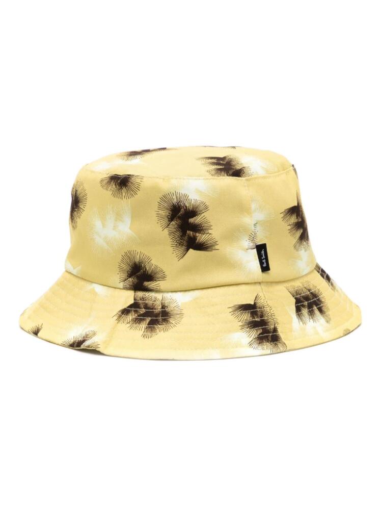 Paul Smith graphic-print cotton bucket hat - Yellow Cover