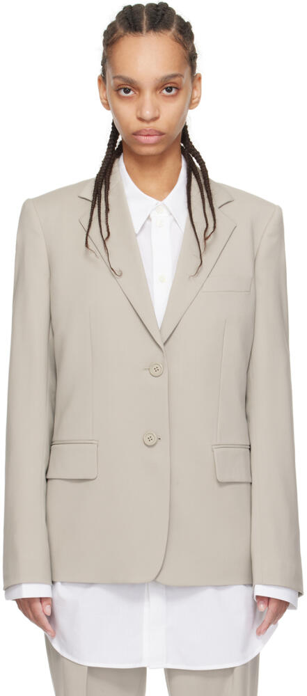 Helmut Lang Beige Classic Blazer Cover