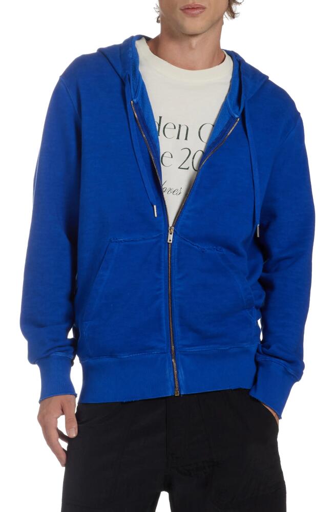 Golden Goose Journey Cotton Zip Hoodie in Mazarine Blue Cover