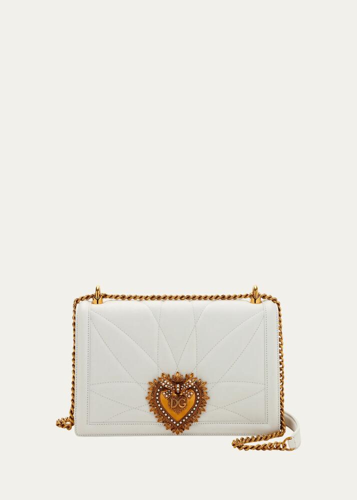 Dolce & Gabbana Devotion Medium Quilted Crossbody Bag Cover