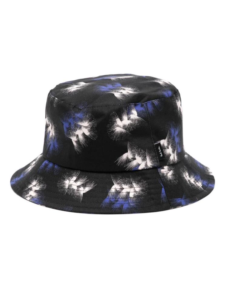 Paul Smith graphic-print cotton bucket hat - Black Cover