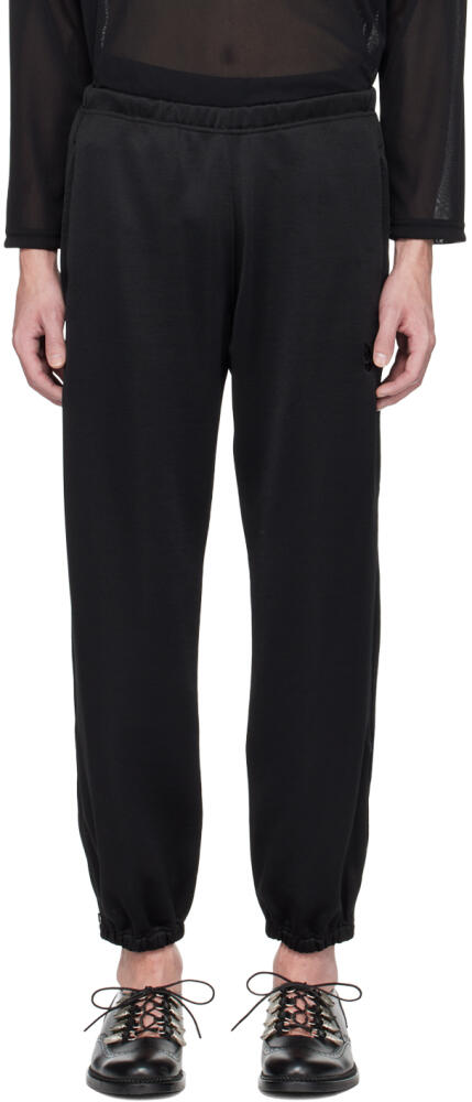 NEEDLES Black Zipped Lounge Pants Cover