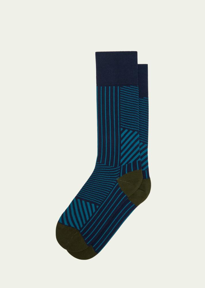 Paul Smith Men's Gordon Stripe Crew Socks Cover