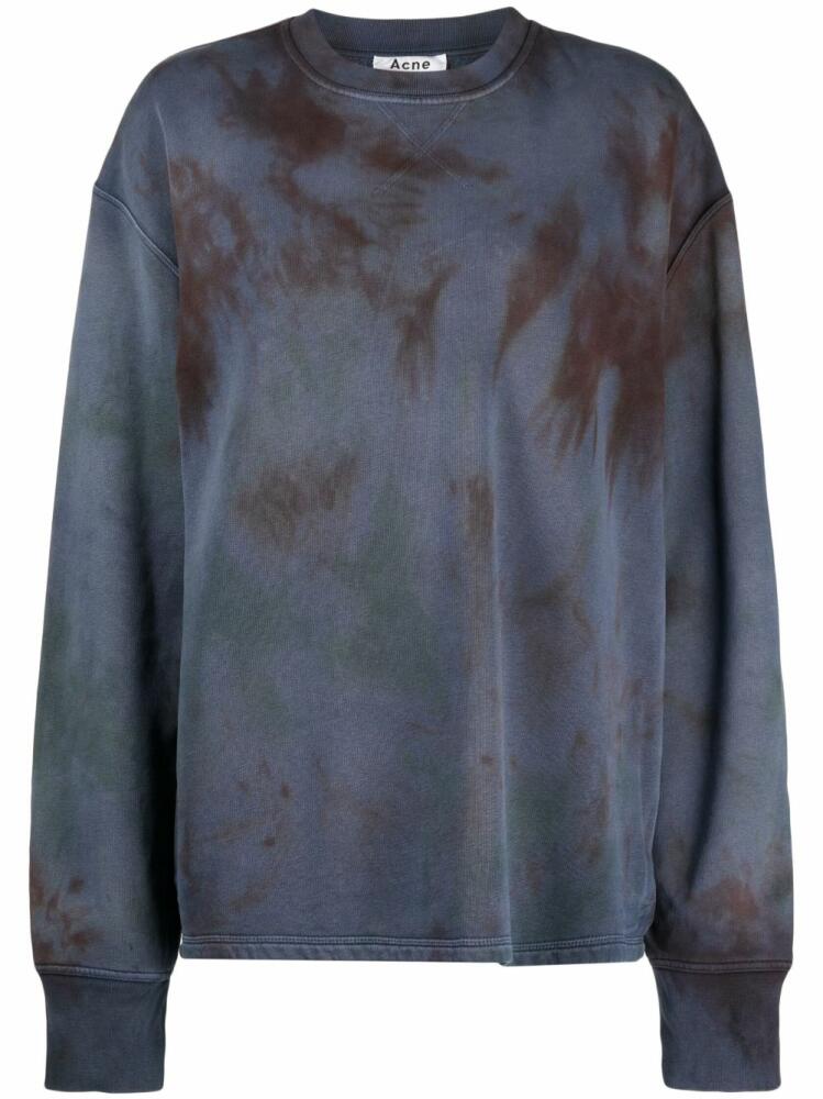 Stain Shade tie-dye print sweatshirt - Blue Cover