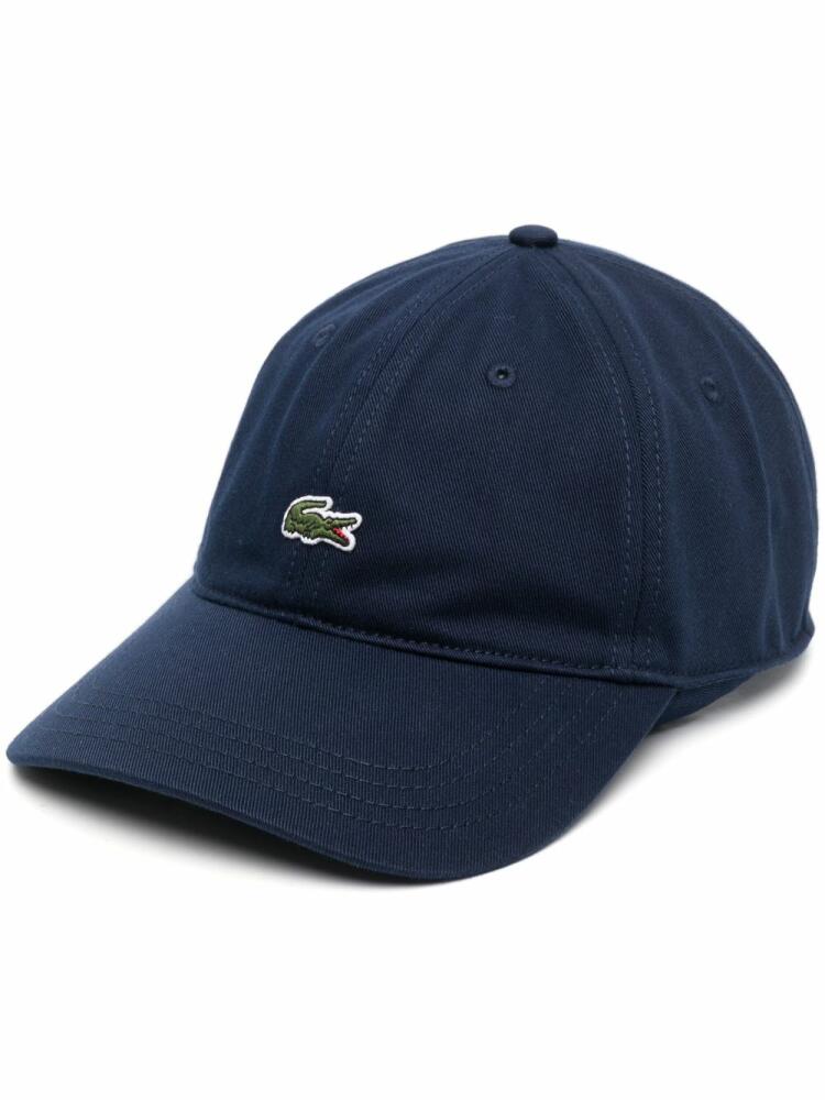 Lacoste logo-patch curved-peak cap - Blue Cover